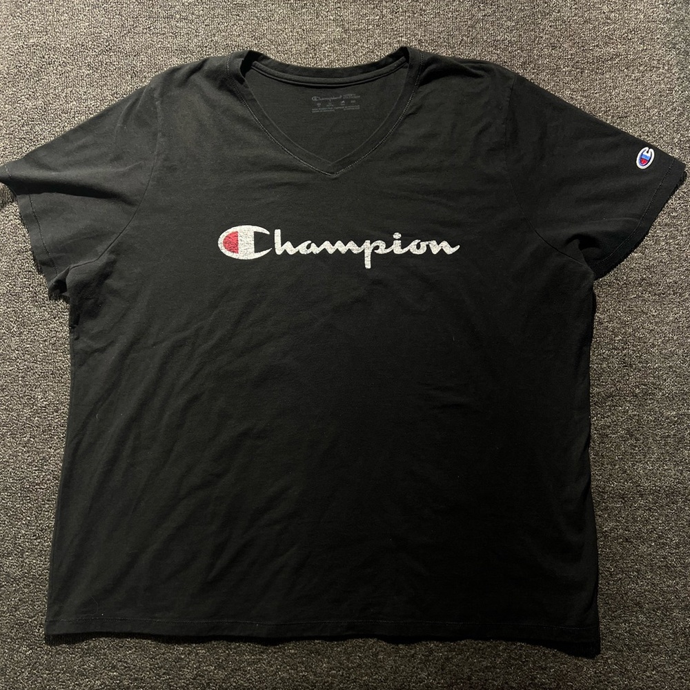 Champion Classic Black Tee